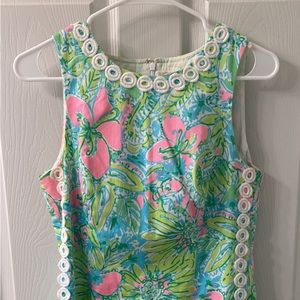 Lilly Pulitzer Shift Dress Size 4 Good Used Condition